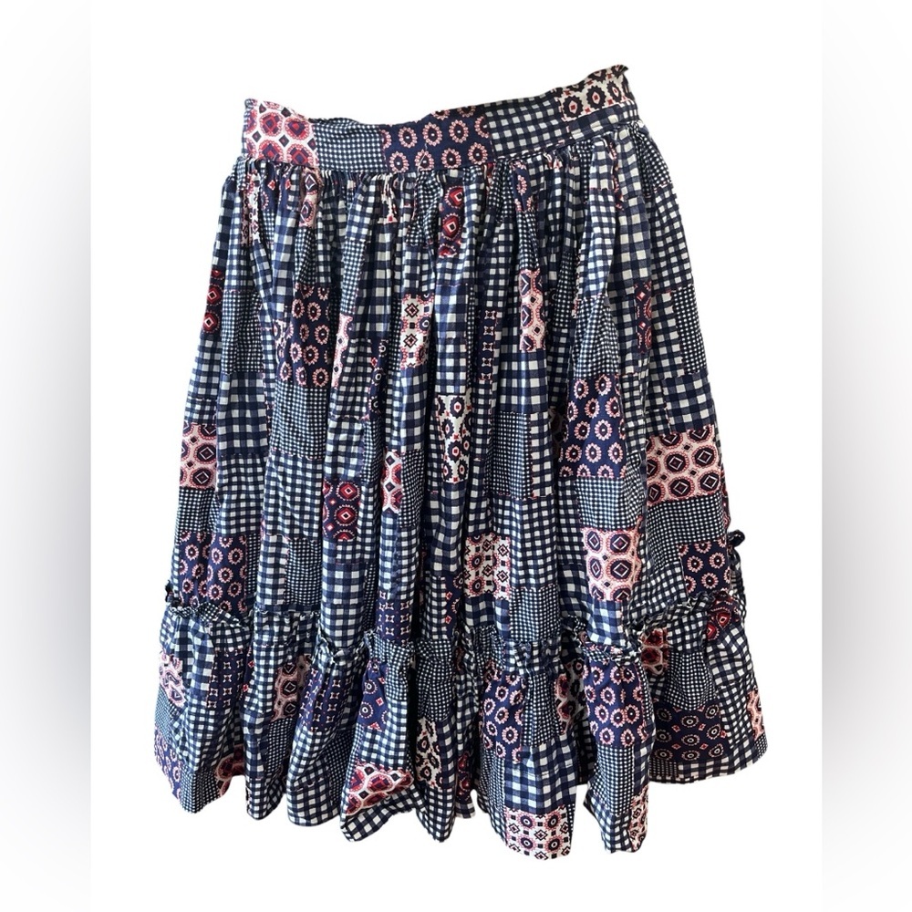 Handmade vintage Square Dance circle mini Skirt OOAK medium